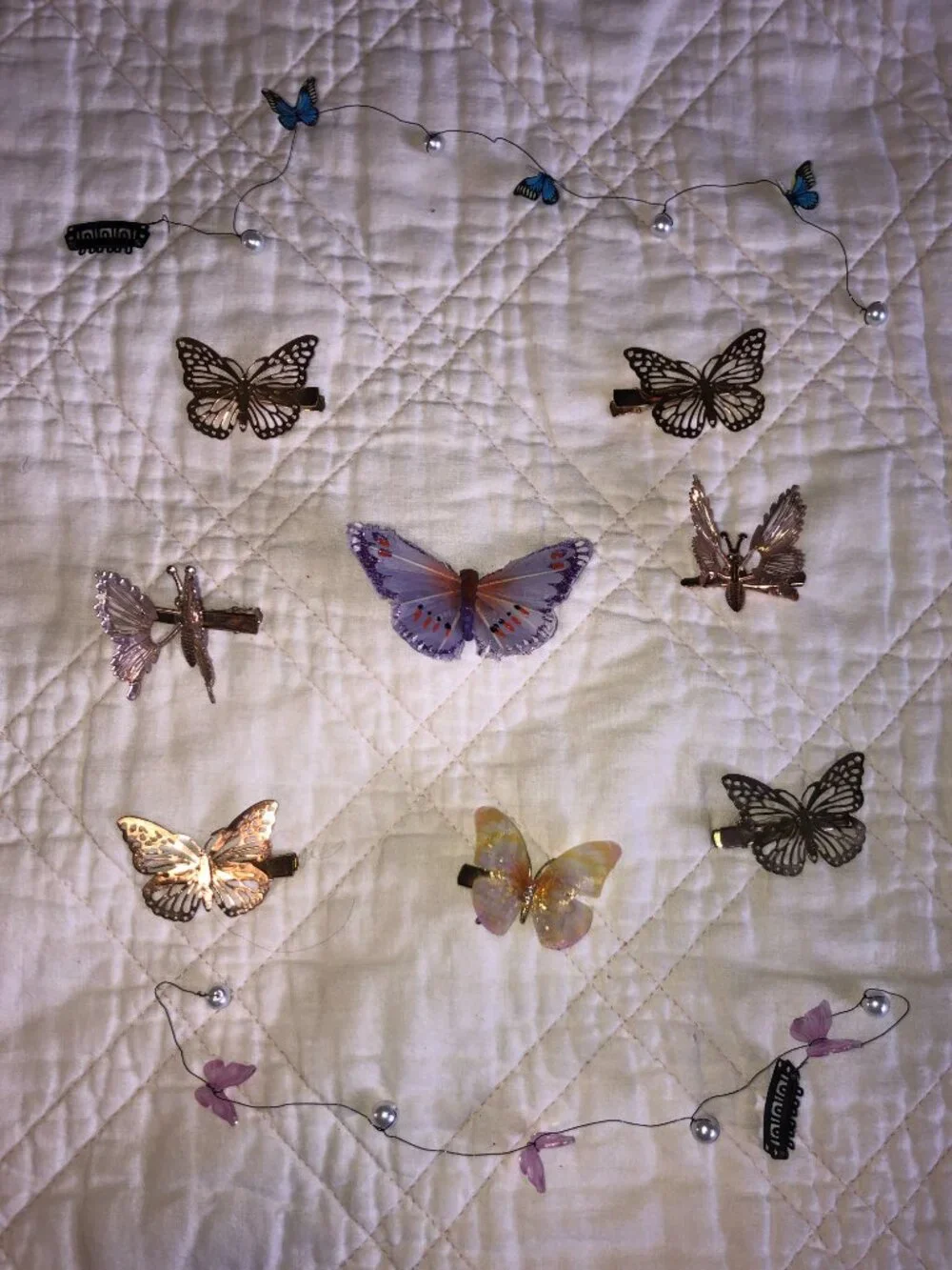 Butterfly Metal Hair Clips Accessories